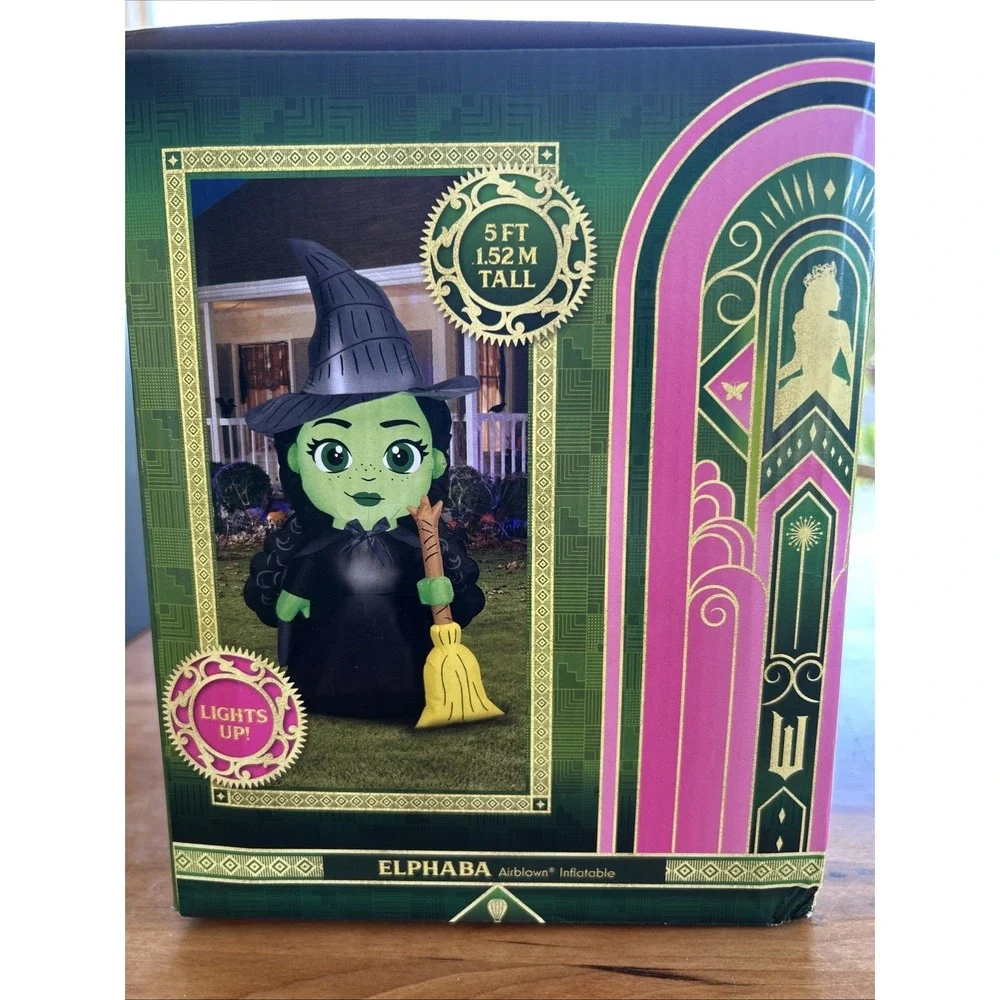 ELPHABA Witch WICKED Halloween AIRBLOWN YARD INFLATABLE Lights Up